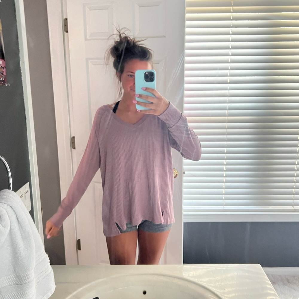 Pink Long Sleeve Top